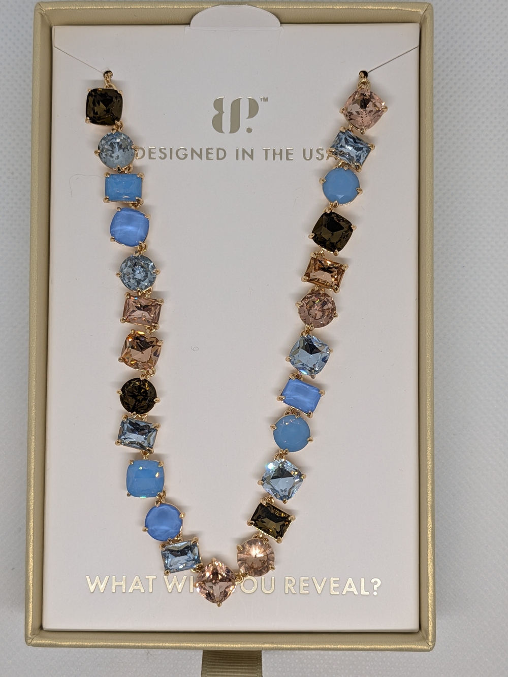 Jewel Candy Necklace - Holiday Edition - NK82468 - Gumdrops & Glam - Chestnut